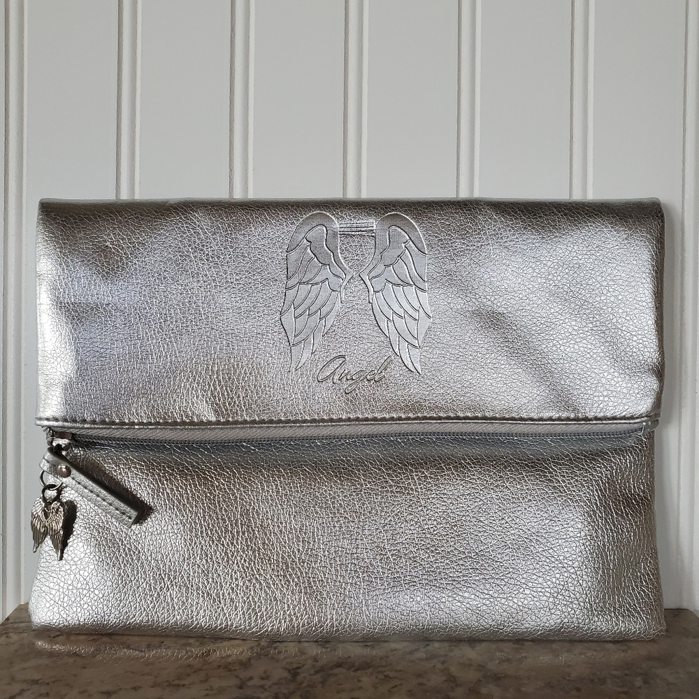 Victoria's Secret Silver Cosmetic Pouch